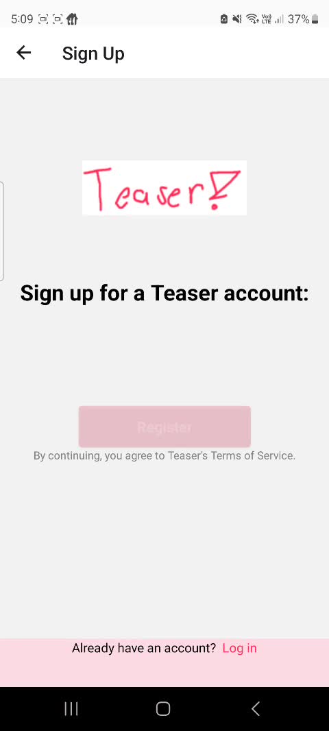 Auth Screen